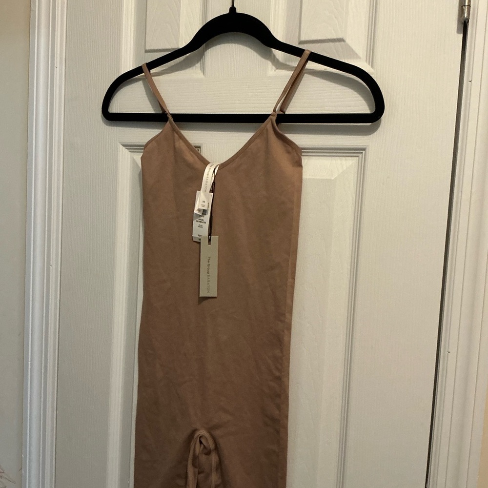Tan Spaghetti Strap bodysuit - Picture 4 of 7